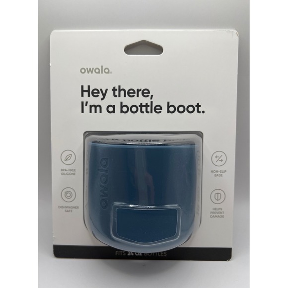 owala Other - Owala Silicone Bottle Boot Blue for 24 oz Water Bottles Protective Sleeve NEW